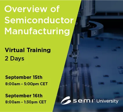 Overview of Semiconductor Mfg 9/15