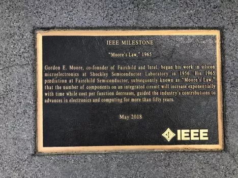 Gordon Moore plaque